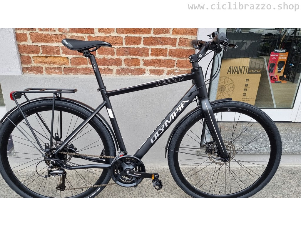 Olympia Speedium Bici City Bike Uomo Olympia Pedalata Assistita