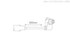 Cavo range extender TQ per V05 FASTLANE - 300 mm - 90°