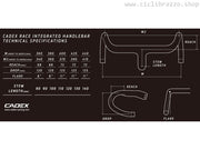 Manubrio integrato CADEX Race Integrated Handlebar 420/390