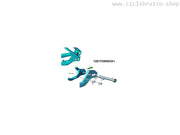 GIANT Forcellino cambio BMK01 A6061-T6 Horizontal Sliding DiscBrake Mount SET for 17/18/19- XTC Adv+/29 (RC-Adj 27.5"/29"/SS)