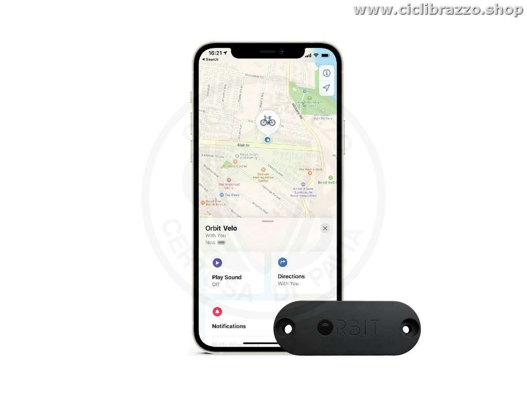 Orbit x Velo Tracker - Localizzatore per Bici x APPLE