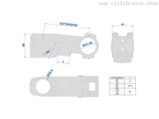 Ritchey Attacco Manubrio - RL1 Siwtch - 1 1/8" | 31.8mm