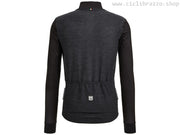 SANTINI SMS - Maglia maniche lunghe Colore Puro - Nero